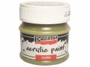 Matná akrylová farba Pentart - 50 ml - tŕňová zelená