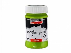 Matná akrylová farba PENTART  - 100 ml - jablková zelená