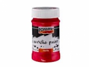 Matná akrylová farba PENTART  - 100 ml - karmínová červená