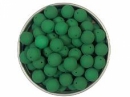 Sklenená korálka matná 8mm - zelená