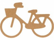 MDF silueta - bicykel 15cm