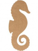 MDF silueta - morský koník 15 cm