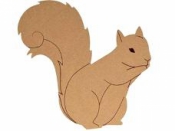 MDF silueta - veverička 25 cm