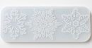 Silikónová odlievacia forma – vianočné vločky 7–9 cm