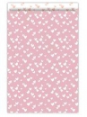 Luxusné papierové vrecko 17 x 25 cm srdiečka - ružové