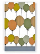 Luxusné papierové vrecko 12 x 19 cm - balóny