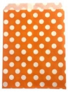 Papierové vrecko - 13 x 16 cm - oranžové