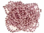Perličková šnúra 4 mm - pastelová ružová
