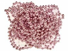 Perličková šnúra 4 mm - pastelová ružová