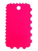Plastová špachtľa 6x10 cm - ružová