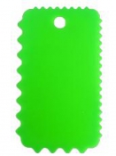 Plastová špachtľa 6x10 cm - zelená