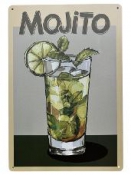 Plechová tabuľka Mojito 20x30cm 