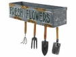 Plechový kvetináč XXL 56 cm - Fresh Flowers