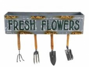 Plechový kvetináč XXL 56 cm - Fresh Flowers