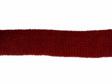 Pletený dutý šál 10 mm - bordový