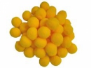 Plyšové POM POM guličky 2cm XXL balenie 100ks  - slnečnicové žlté