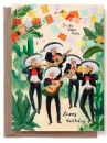 Umelecká pohľadnica 10x15 cm Fiesta Happy birthday 