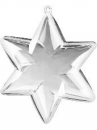 PVC hviezda dutá 2 dielna - 9,5 cm