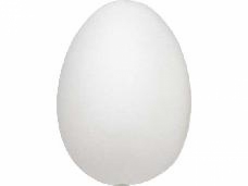 Plastové vajíčko 6cm - biele