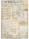 Ryžový papier A4 -  vintage noviny