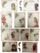 Ryžový papier 35x50cm - vianočné pohľadnice