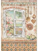 Ryžový papier A4 -  Casa Granada - Okno