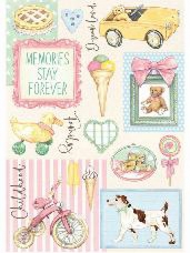 Ryžový papier A4 -  Memories stay forever