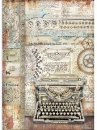 Ryžový papier A4 -  Písací stroj Lady Vagabond