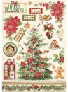 Ryžový papier A4 - tradičné Vianoce