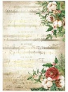 Ryžový papier A4 -  Vianočná melódia