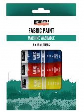 Sada farieb na textil Pentart 6x16 ml 