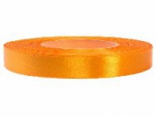Saténová stuha - 12mm - svetlá oranžová 8018