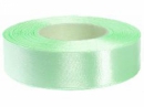 Saténová stuha - 25mm - pastelová zelená