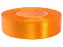 Saténová stuha - 25mm - svetlá oranžová