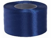 Saténová stuha - 50mm - indigo modrá 8112