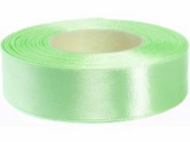 Saténová stuha - 25mm - pastelová zelená 8065