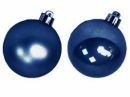 Vianočná sklenená guľa 2,5 cm - kobaltová modrá lesklá