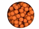 Sklenená korálka matná 8mm - tmavá oranžová