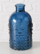 Sklenená váza 12 cm - modrá