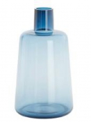 Sklenená váza Light & Living – modrá, 22 × 40 cm