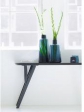 Sklenená váza Light & Living – modrá, 22 × 40 cm