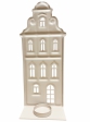 Svietnik na čajovú sviečku holandský domček 30 cm - oblúk okienko