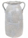 Terrakotta váza s glazúrou 28 cm  