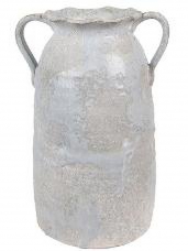 Terrakotta váza s glazúrou 28 cm  