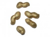 Arašidy farbené - zlaté s glitrami - 5ks