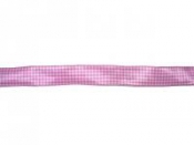 Dekoračná stužka 25mm s drôtikom - svetlá ružová