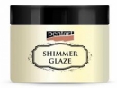Trblietavá lazúra Shimmer glaze Pentart 150 ml - biela perleť