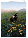 Umelecká pohľadnica 11x16 cm Piano