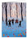 Umelecká pohľadnica 11x16 cm Koncert pre kvetiny