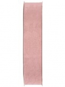 Obojstranná velúrová stuha 4 cm  - staroružová